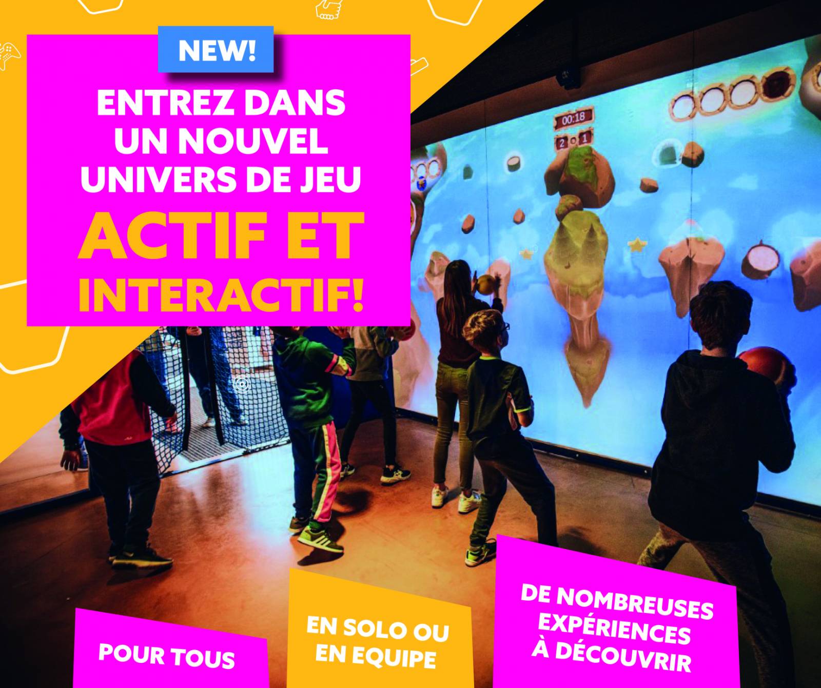 reserver le mur interactif neoxperiences pour un anniversaire a frejus dans le var