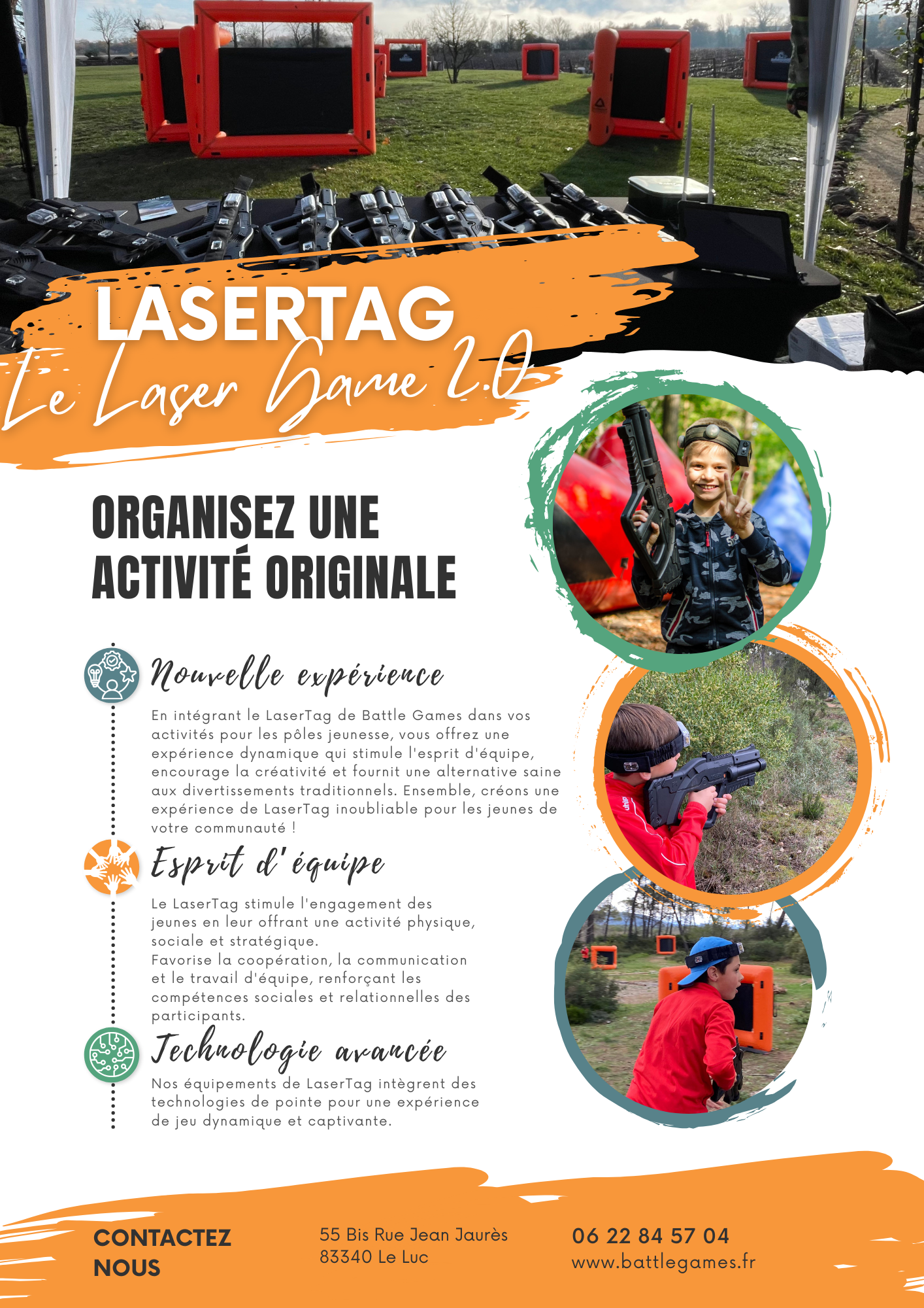 LaserTag le laser game mobile qui vient a vous partout dans le var autour de Draguignan